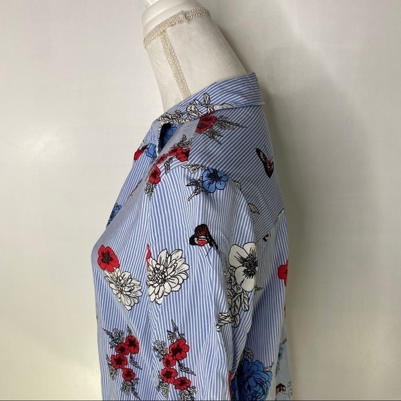 Floral Popover Blouse XL - Picture 5 of 7